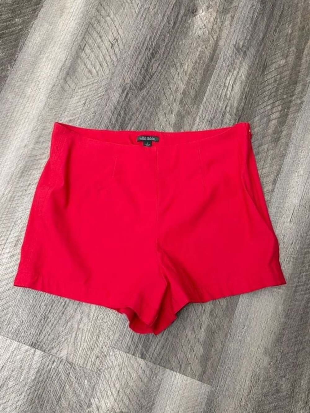 Wild Fable High-Rise Tailored Shorts in Red